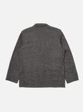 VESTE DEUX BOUTONS COSTUME EN LAINE GRISE UNIVERSAL WORKS VERSAILLES HIVER 2024