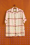 CHEMISE MANCHES COURTES DIAMOND MOTIFS PORTUGUESE FLANNEL VERSAILLES