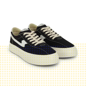 achat SHOES DELLOW S-STRIKE CANVAS BLACK WHITE STEPNEY workers club en promotion soldes pas cher versailles mixte concept store nouvelle colelction 