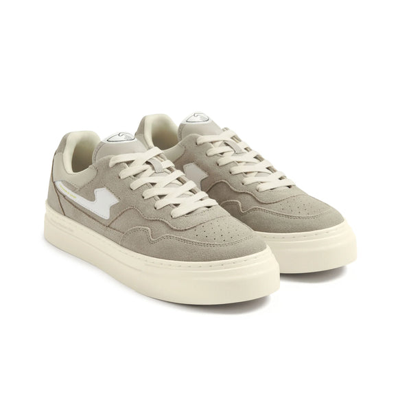 BASKET PEARLS-STRIKE SUEDE MIX GREY WHITE STEPNEY Achat Stepney Workers Club, Sneakers en sude grise tendance