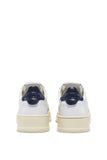 SHOES HOMME TOUT EN CUIR BLANC TALON BLEU MARINE AUTRY ACTION SHOES 