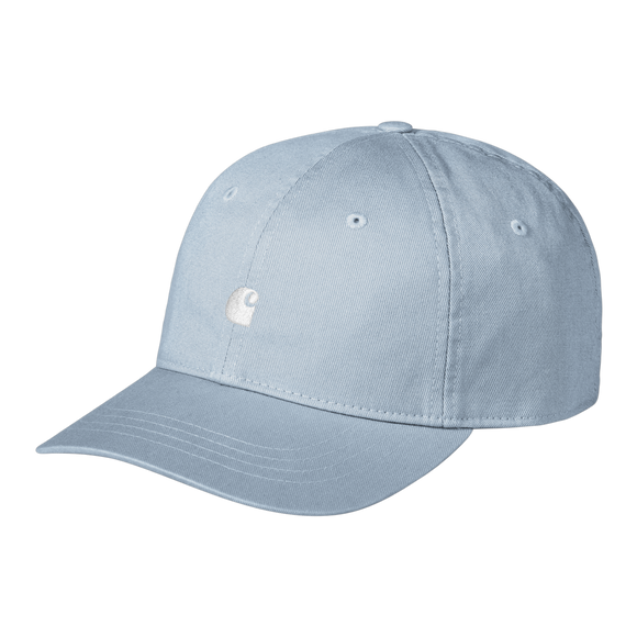 CASQUETTE AIR SKY bleu ciel CARHARTT LOGO BLANC HOMME FEME MEN WOMEN ETE PRINTEMPS CONFORT LEGER STYLE MODE CAP HAUT COLLECTION SS25 VERSAILLES BOUTIQUE 
