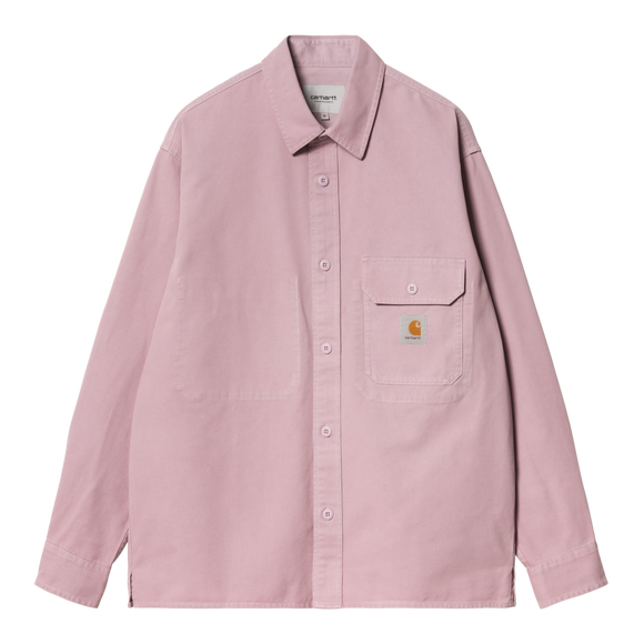 Chemise Reno Hortensia Carhartt WIP – coupe droite et confection en coton semi-épais pour un look casual et structuré. Son coloris violet Hortensia apporte une touche moderne et originale. Disponible chez SEE YOU, concept store à Versailles.