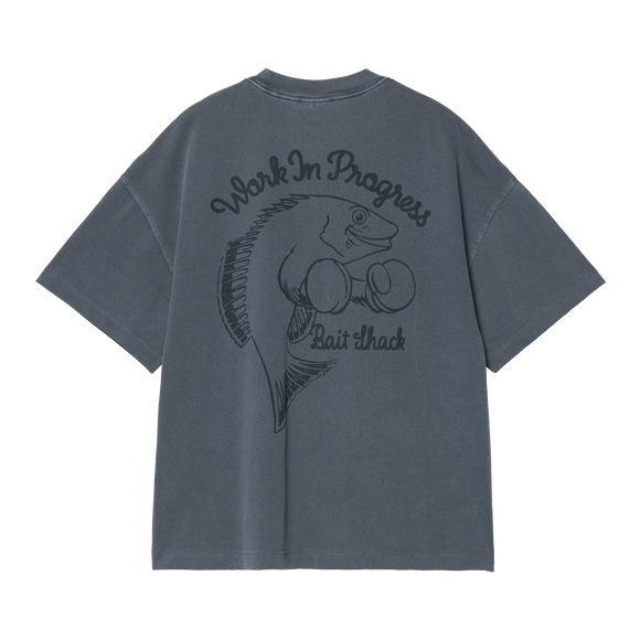 T-shirt S/S Bait Shack Dusky Blue Carhartt WIP – coupe classique et tissu en coton doux pour un confort optimal. Son coloris bleu doux et son imprimé original en font une pièce incontournable du dressing masculin. Disponible chez SEE YOU, concept store à Versailles.