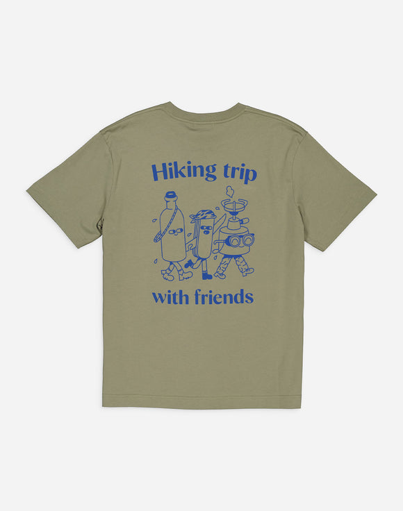 T-SHIRT HIKING TRIP VERT OLOW