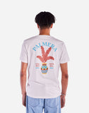 T-shirt Sarapiquí White OLOW vu de dos. Teinte blanche éclatante, simple et épurée. Tissu en coton bio doux et respirant, parfait pour une utilisation quotidienne.